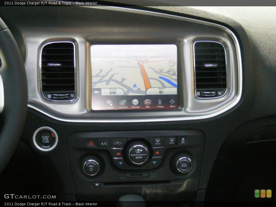 Black Interior Navigation for the 2011 Dodge Charger R/T Road & Track #47660371