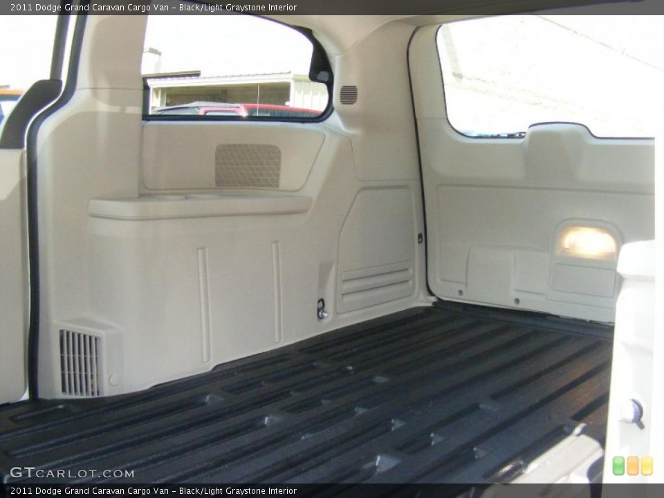 Black/Light Graystone Interior Trunk for the 2011 Dodge Grand Caravan Cargo Van #47660968