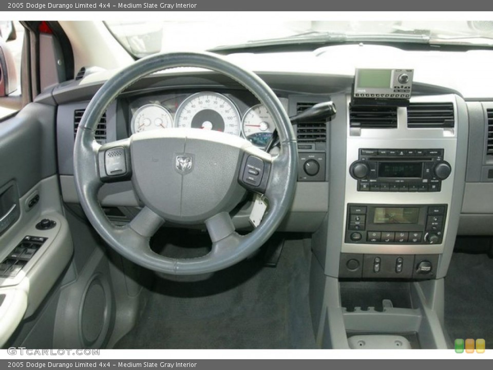 Medium Slate Gray Interior Dashboard for the 2005 Dodge Durango Limited 4x4 #47661382