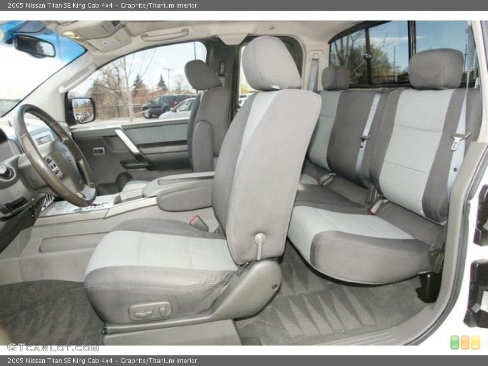 Graphite/Titanium Interior Photo for the 2005 Nissan Titan SE King Cab 4x4 #47661745