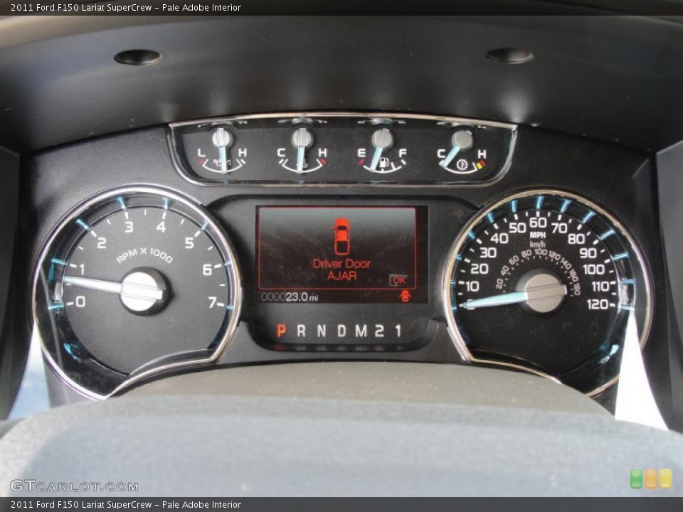 Pale Adobe Interior Gauges for the 2011 Ford F150 Lariat SuperCrew #47662540