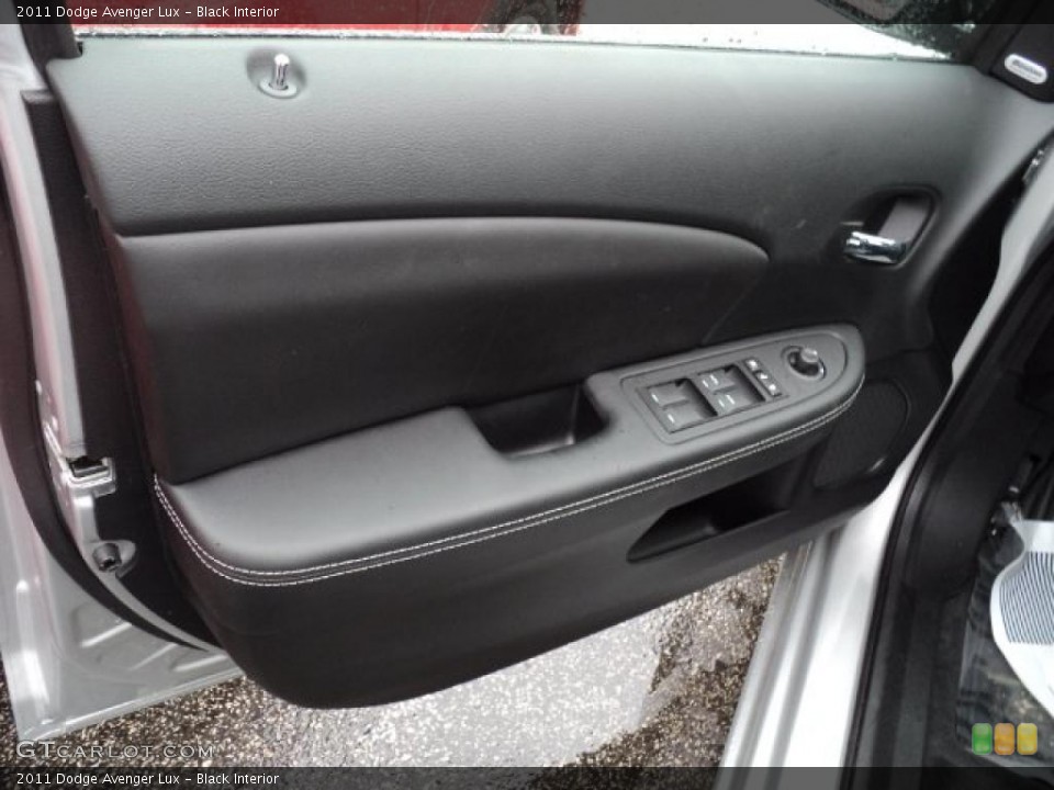 Black Interior Door Panel for the 2011 Dodge Avenger Lux #47663269