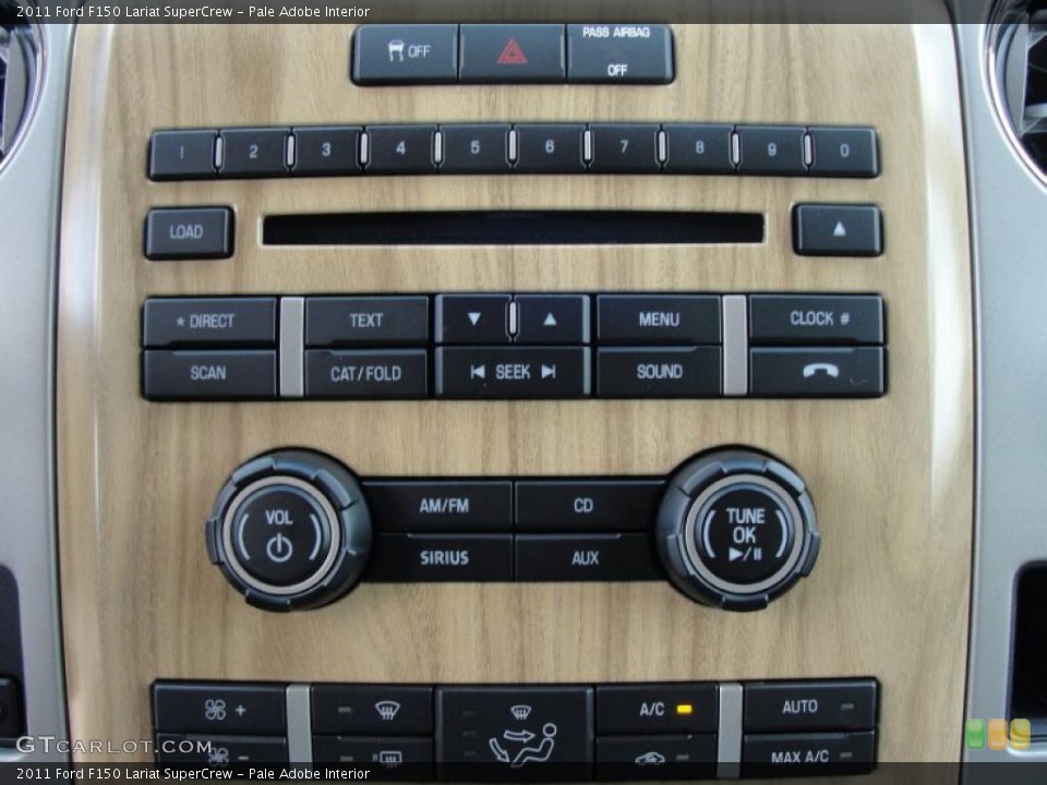 Pale Adobe Interior Controls for the 2011 Ford F150 Lariat SuperCrew #47663647