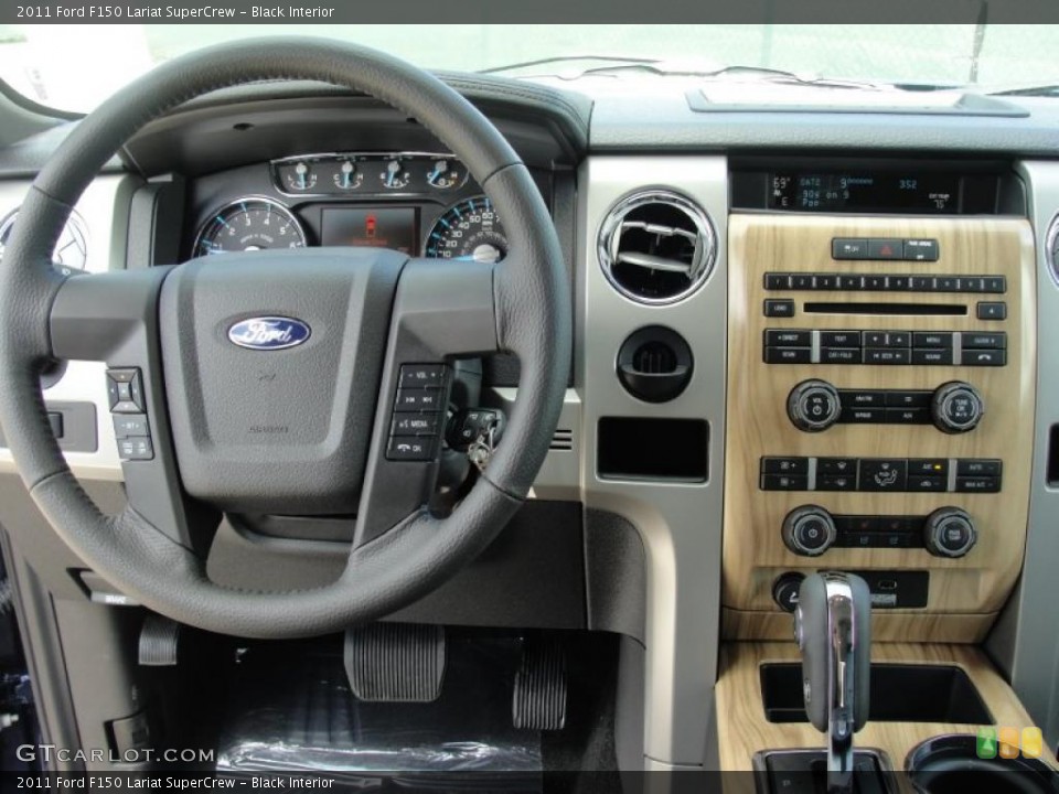 Black Interior Dashboard for the 2011 Ford F150 Lariat SuperCrew #47664175
