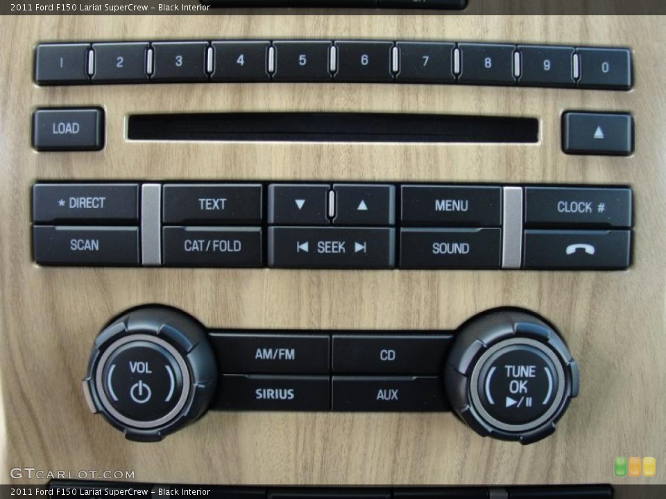 Black Interior Controls for the 2011 Ford F150 Lariat SuperCrew #47664223