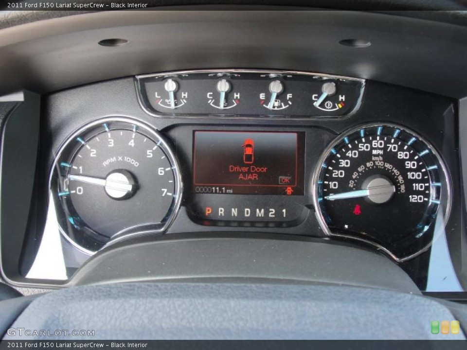 Black Interior Gauges for the 2011 Ford F150 Lariat SuperCrew #47664301