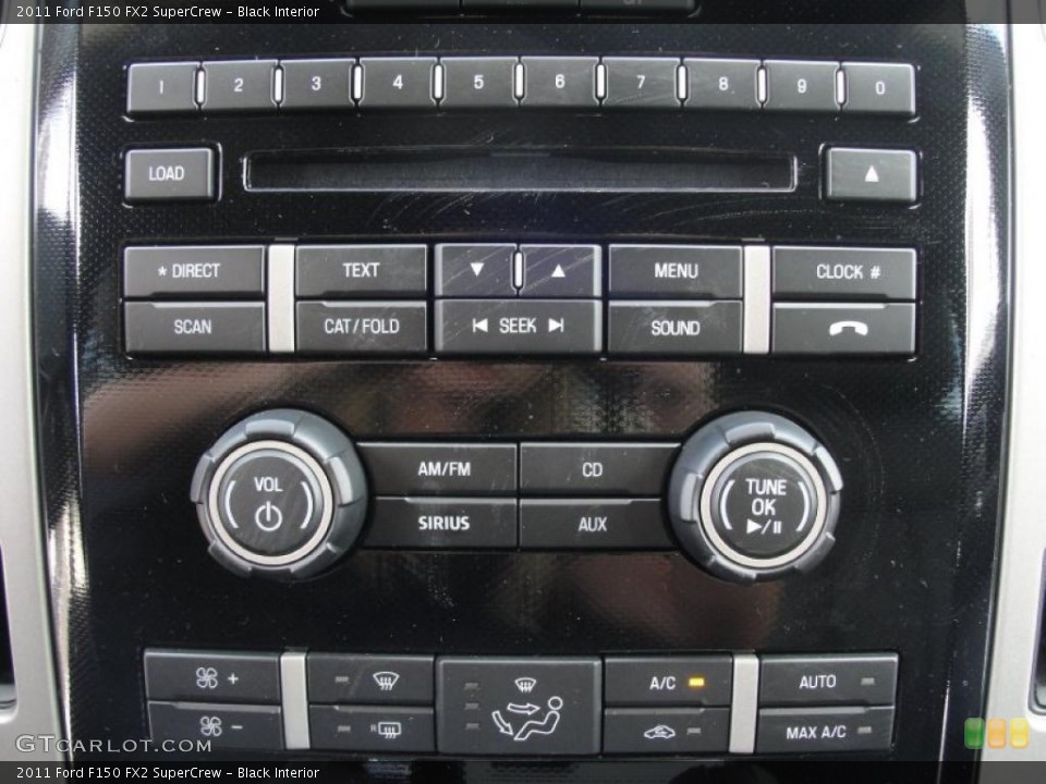 Black Interior Controls for the 2011 Ford F150 FX2 SuperCrew #47667208