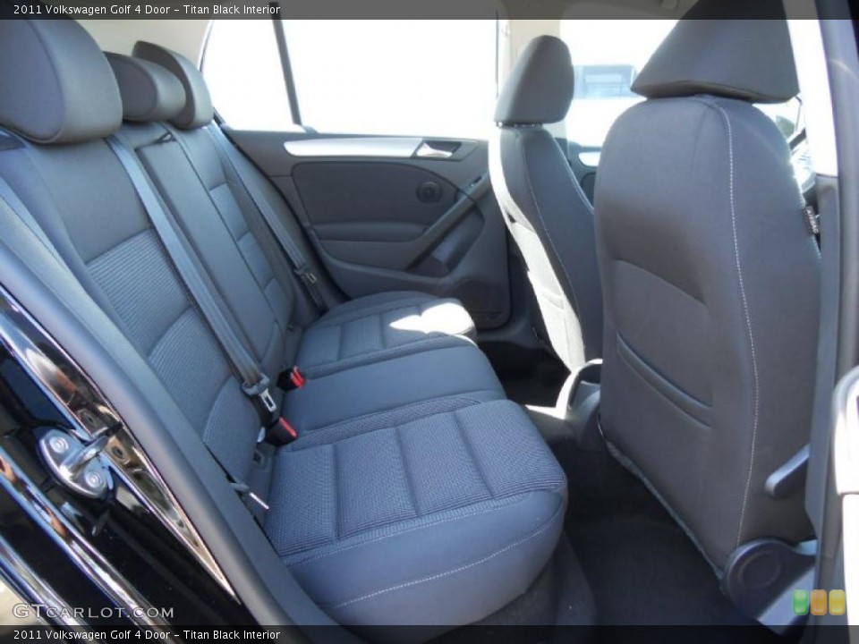 Titan Black Interior Photo for the 2011 Volkswagen Golf 4 Door #47669218