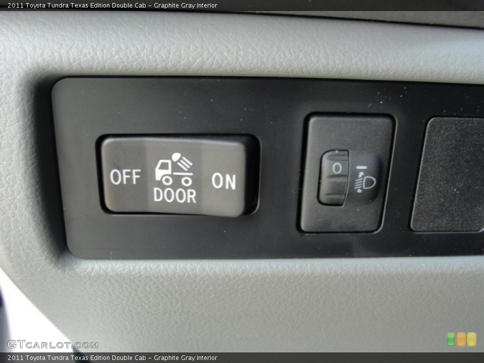 Graphite Gray Interior Controls for the 2011 Toyota Tundra Texas Edition Double Cab #47669299