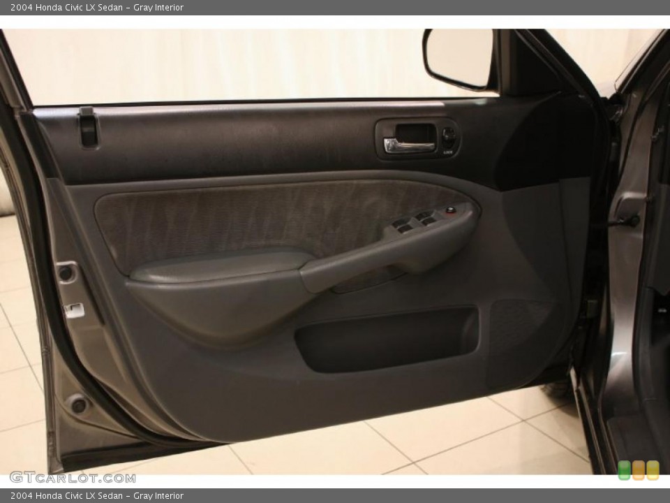 Gray Interior Door Panel for the 2004 Honda Civic LX Sedan #47669341