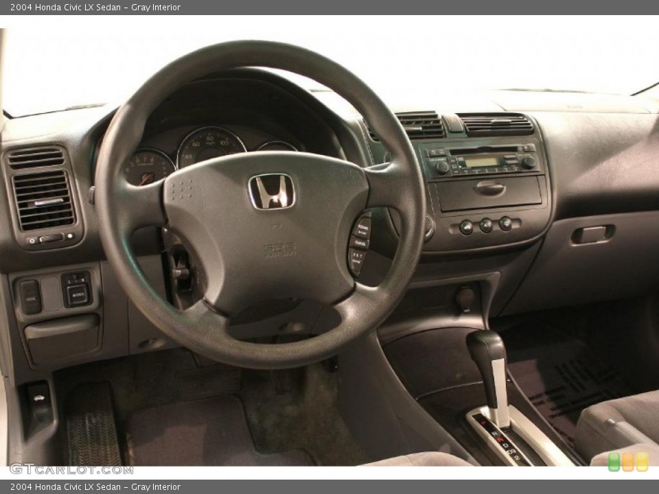 Gray Interior Dashboard for the 2004 Honda Civic LX Sedan #47669365