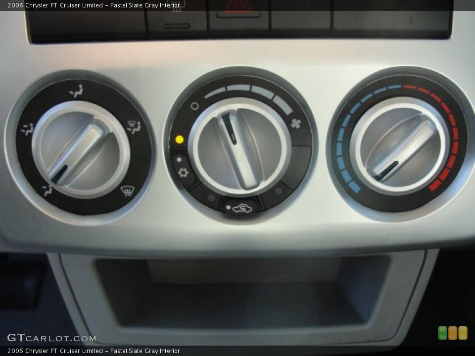 Pastel Slate Gray Interior Controls for the 2006 Chrysler PT Cruiser Limited #47671912