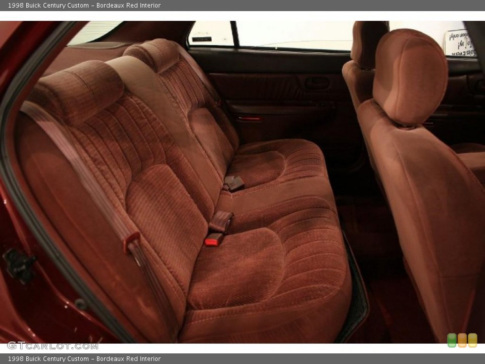 Bordeaux Red Interior Photo for the 1998 Buick Century Custom #47672092