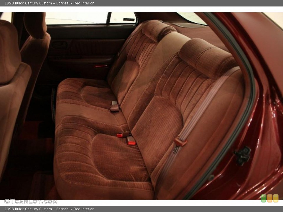 Bordeaux Red Interior Photo for the 1998 Buick Century Custom #47672107