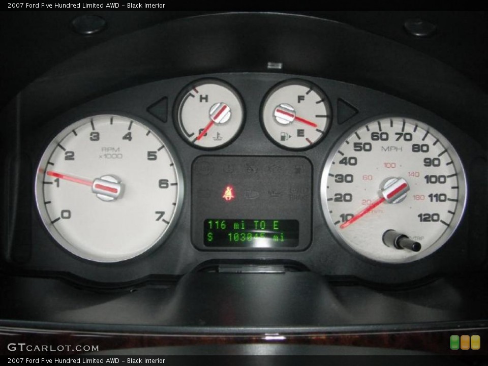 Black Interior Gauges for the 2007 Ford Five Hundred Limited AWD #47672689
