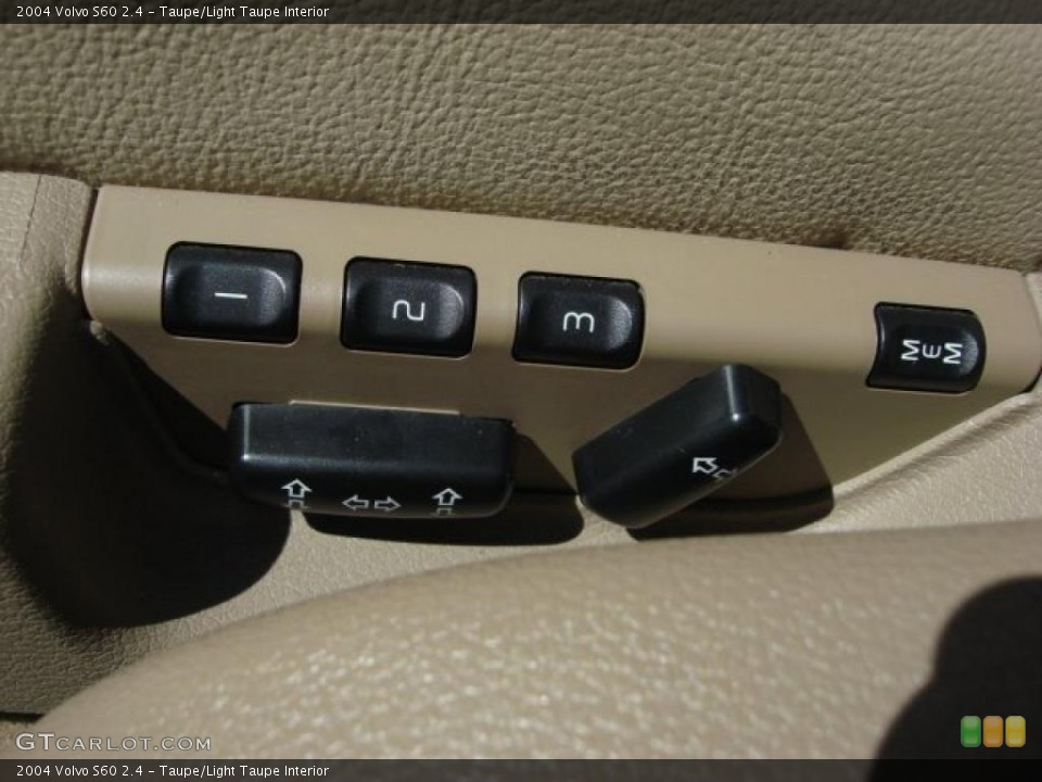 Taupe/Light Taupe Interior Controls for the 2004 Volvo S60 2.4 #47673856