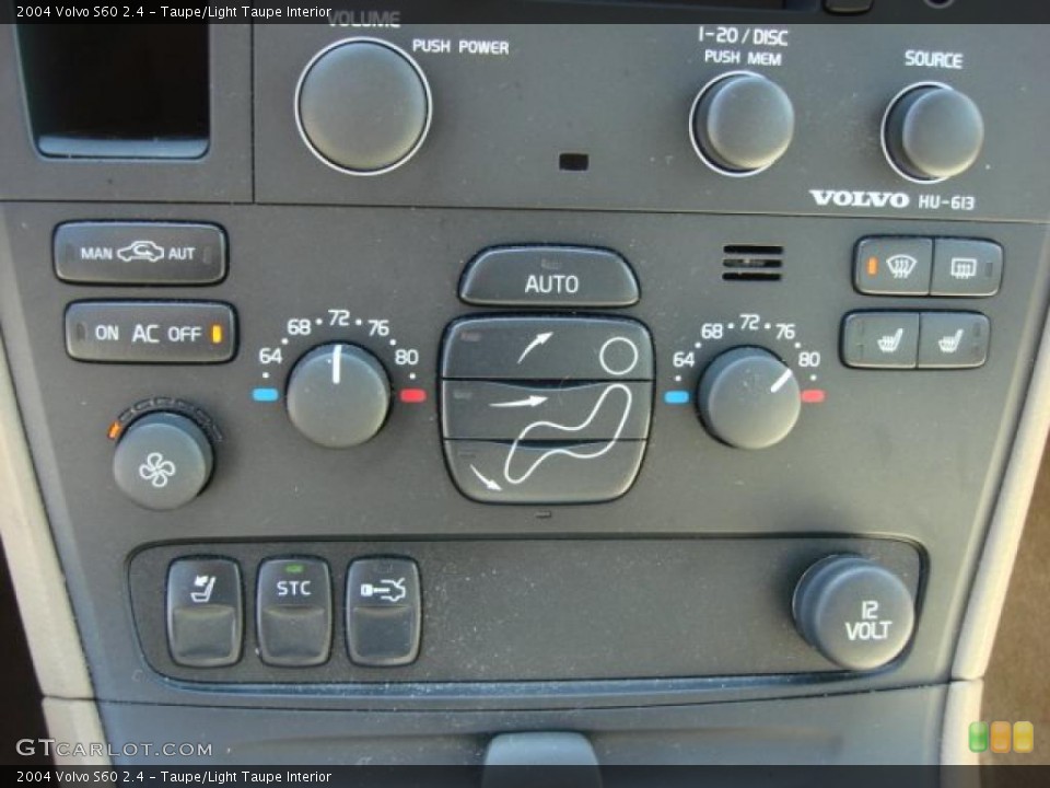 Taupe/Light Taupe Interior Controls for the 2004 Volvo S60 2.4 #47673886