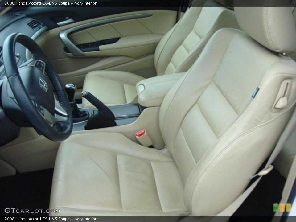 Ivory Interior Photo for the 2008 Honda Accord EX-L V6 Coupe #47674057
