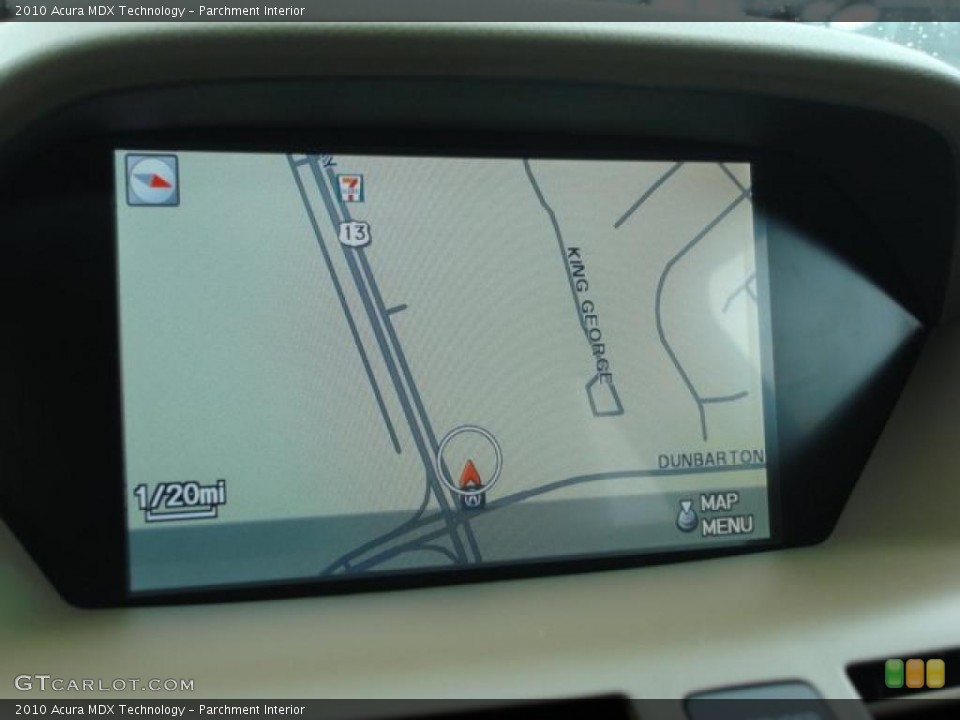Parchment Interior Navigation for the 2010 Acura MDX Technology #47677492