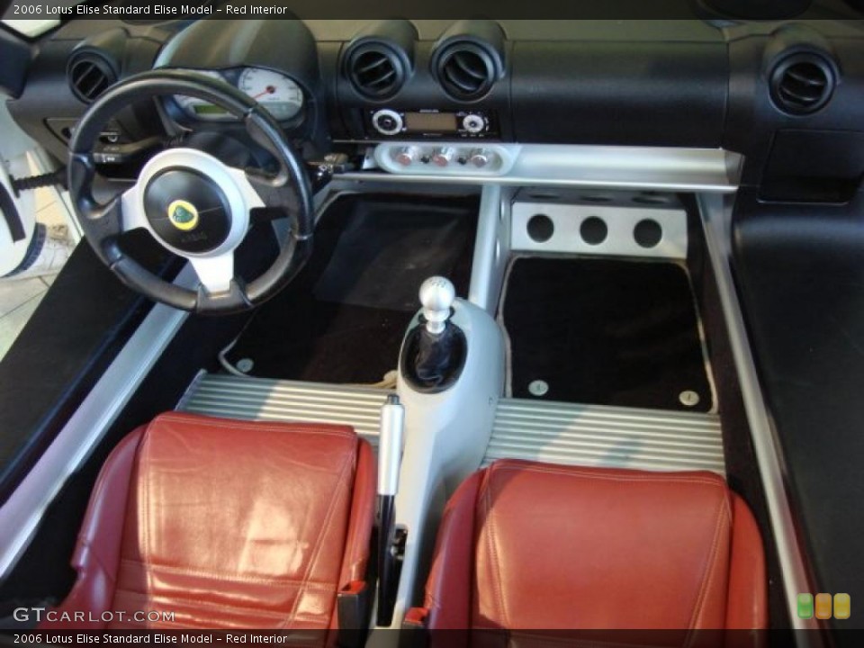 Red Interior Dashboard for the 2006 Lotus Elise  #47678143