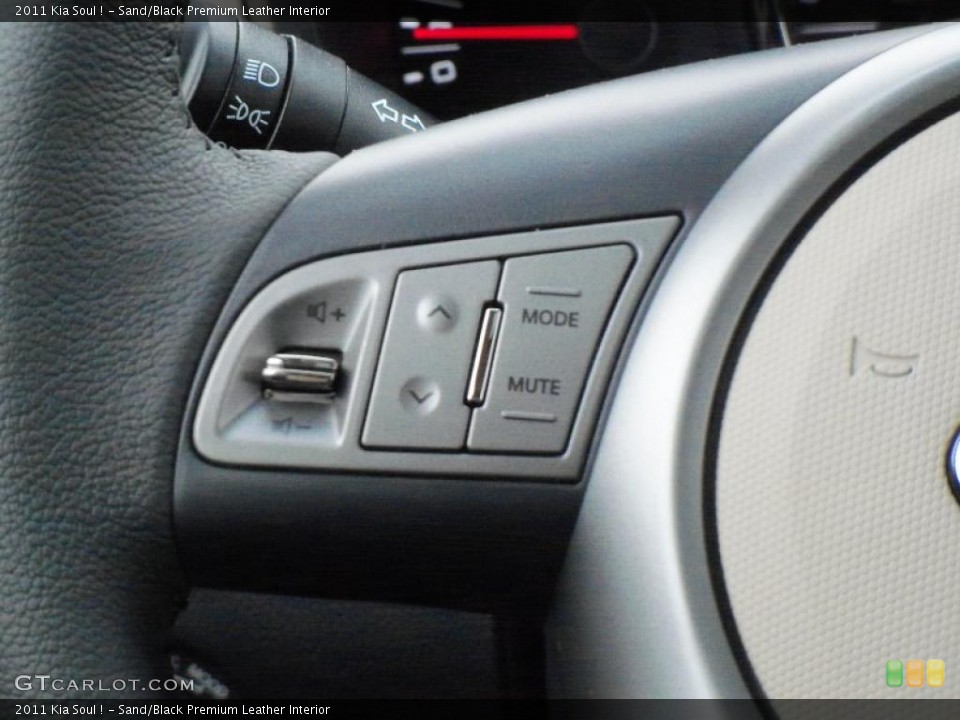 Sand/Black Premium Leather Interior Controls for the 2011 Kia Soul ! #47678260