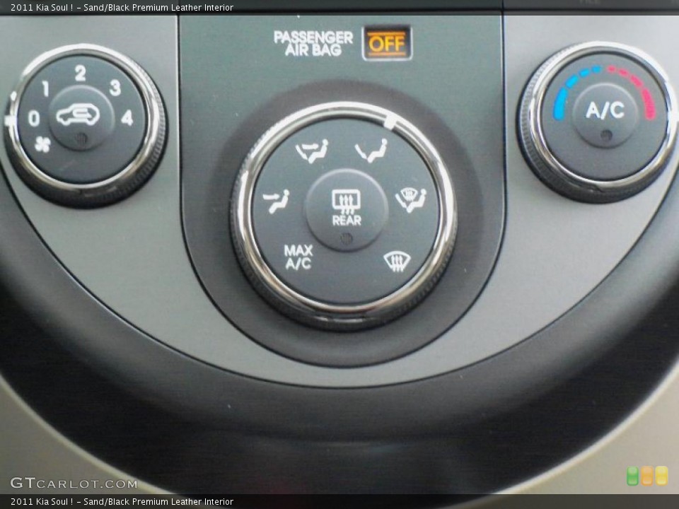 Sand/Black Premium Leather Interior Controls for the 2011 Kia Soul ! #47678329