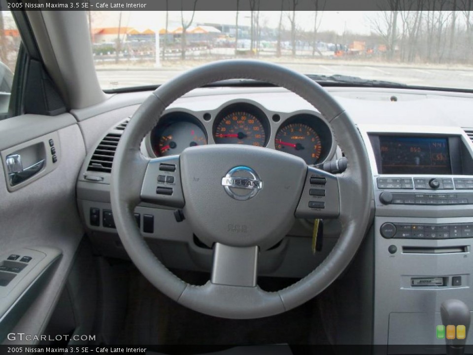 Cafe Latte Interior Steering Wheel for the 2005 Nissan Maxima 3.5 SE #47678755