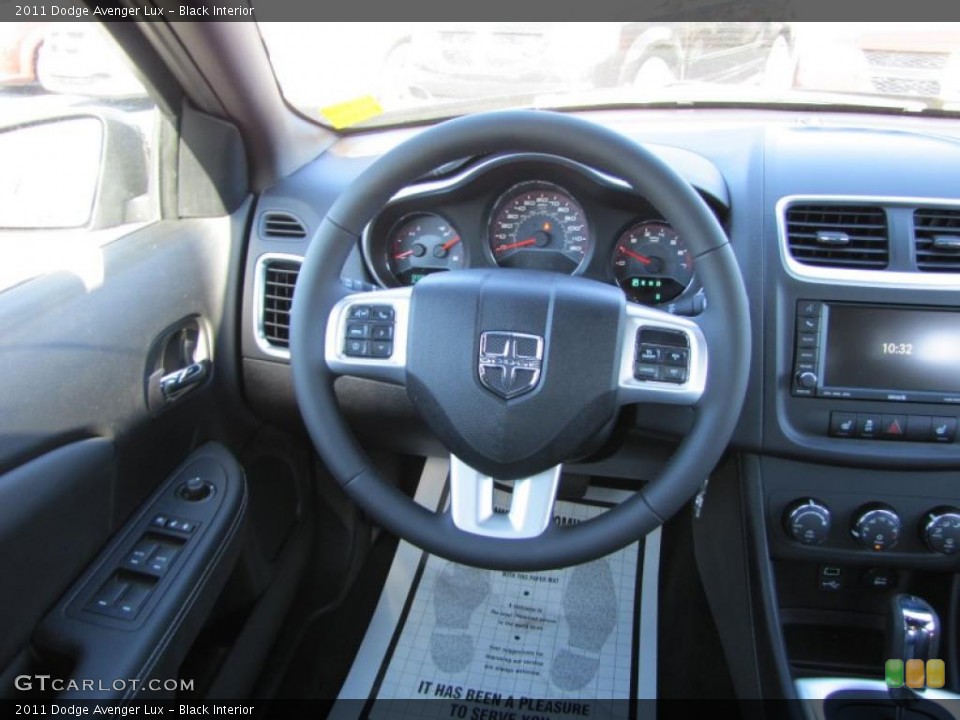 Black Interior Steering Wheel for the 2011 Dodge Avenger Lux #47678881