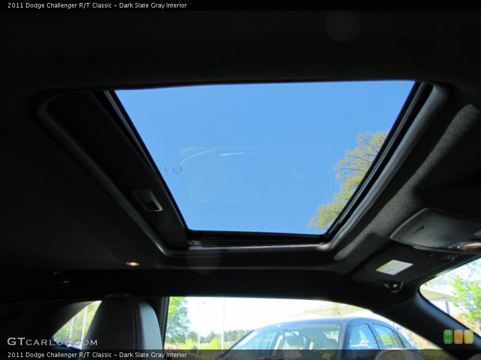 Dark Slate Gray Interior Sunroof for the 2011 Dodge Challenger R/T Classic #47679283