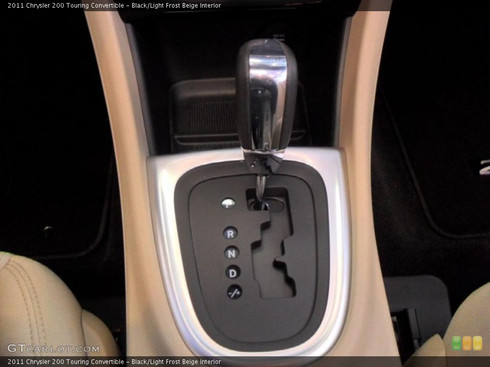 Black/Light Frost Beige Interior Transmission for the 2011 Chrysler 200 Touring Convertible #47679988