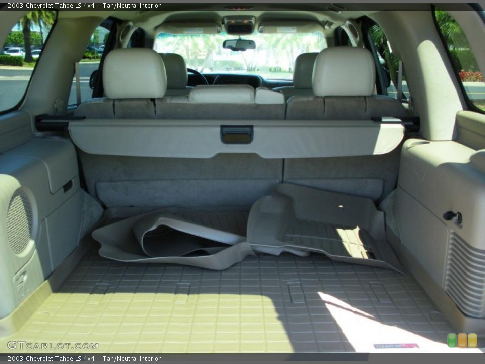 Tan/Neutral Interior Trunk for the 2003 Chevrolet Tahoe LS 4x4 #47680039