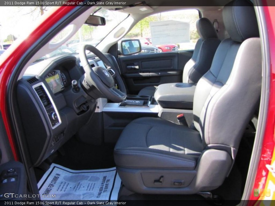 Dark Slate Gray Interior Photo for the 2011 Dodge Ram 1500 Sport R/T Regular Cab #47680534