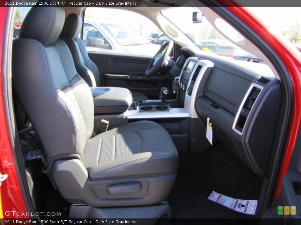 Dark Slate Gray Interior Photo for the 2011 Dodge Ram 1500 Sport R/T Regular Cab #47680549