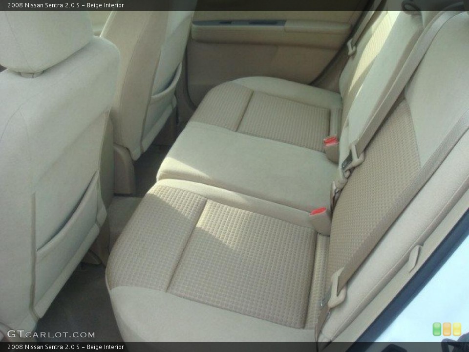 Beige Interior Photo for the 2008 Nissan Sentra 2.0 S #47680852