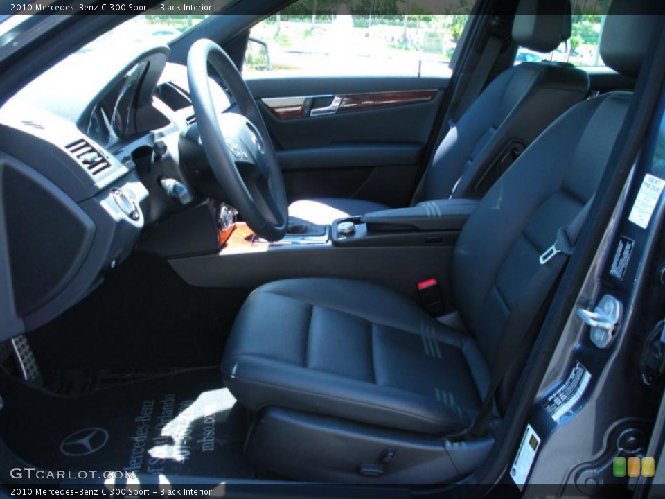 Black Interior Photo for the 2010 Mercedes-Benz C 300 Sport #47681008