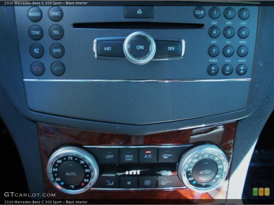 Black Interior Controls for the 2010 Mercedes-Benz C 300 Sport #47681185