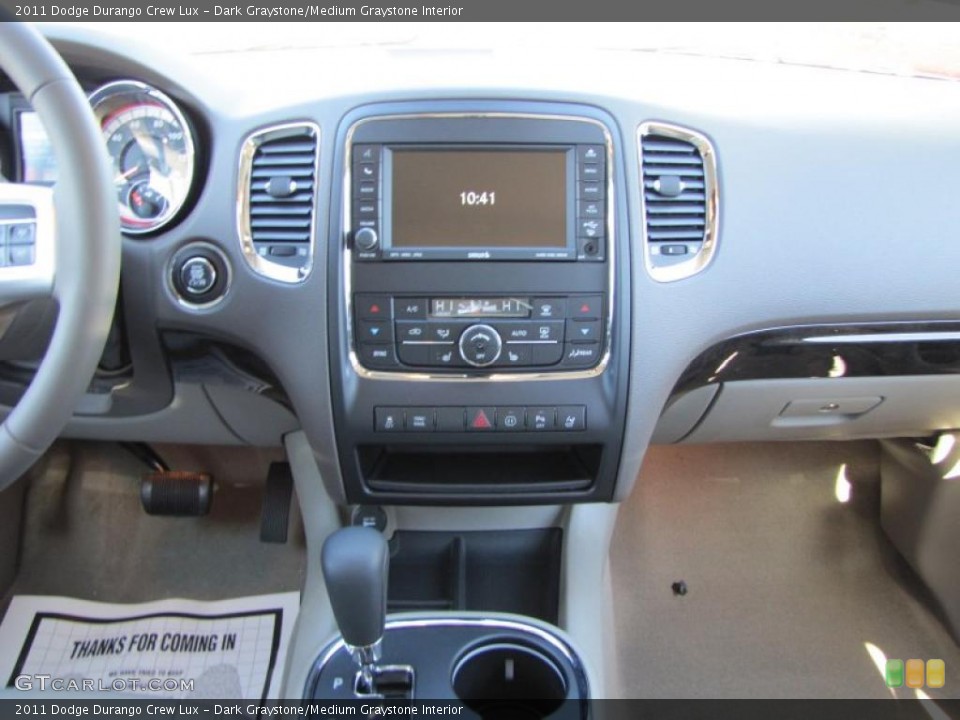 Dark Graystone/Medium Graystone Interior Controls for the 2011 Dodge Durango Crew Lux #47681785