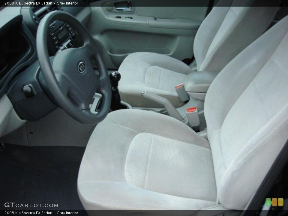 Gray Interior Photo for the 2008 Kia Spectra EX Sedan #47682202