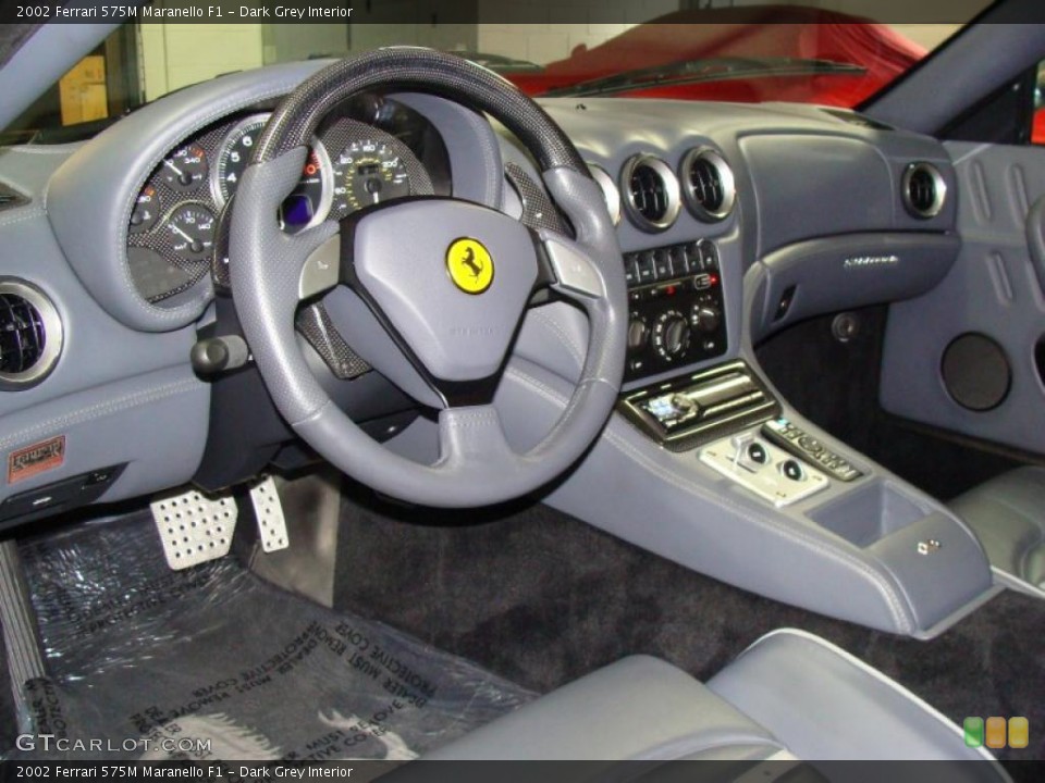 Dark Grey Interior Dashboard for the 2002 Ferrari 575M Maranello F1 #47682694