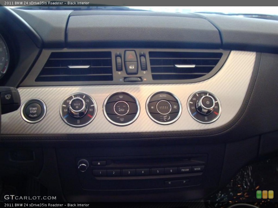Black Interior Controls for the 2011 BMW Z4 sDrive35is Roadster #47683309