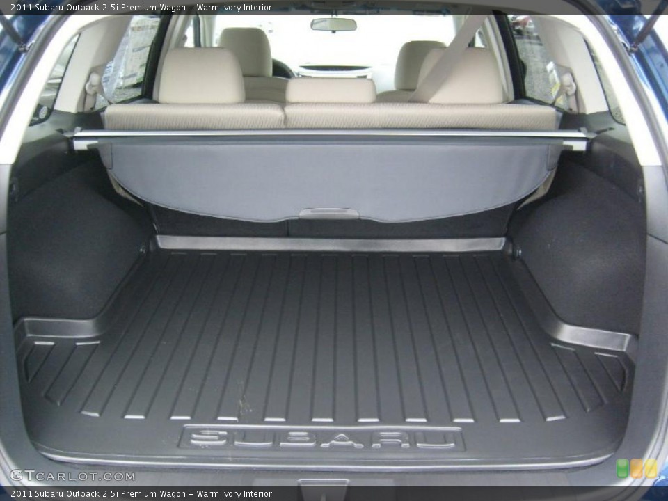 Warm Ivory Interior Trunk for the 2011 Subaru Outback 2.5i Premium Wagon #47684563