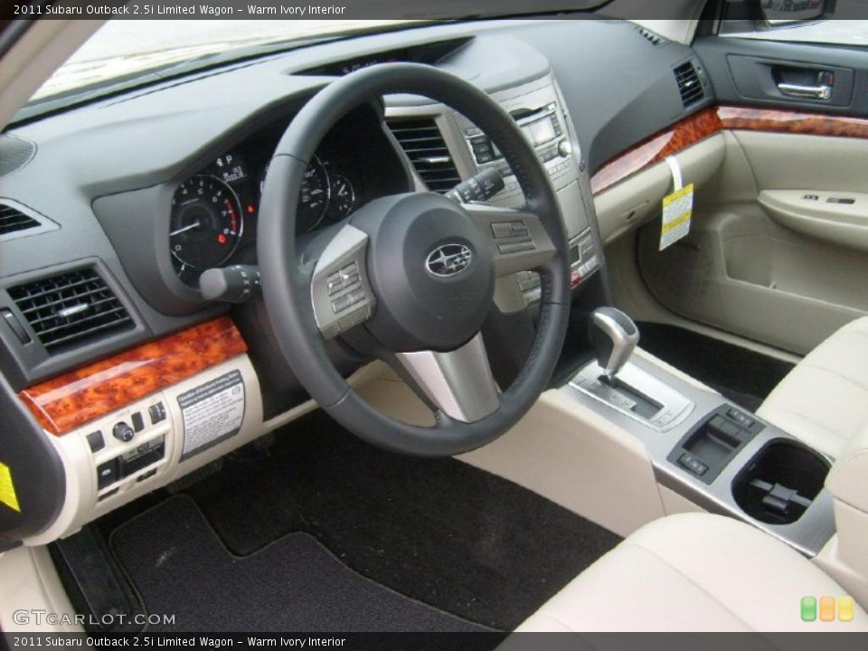 Warm Ivory Interior Photo for the 2011 Subaru Outback 2.5i Limited Wagon #47685268