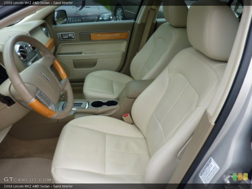 Sand Interior Photo for the 2009 Lincoln MKZ AWD Sedan #47685739