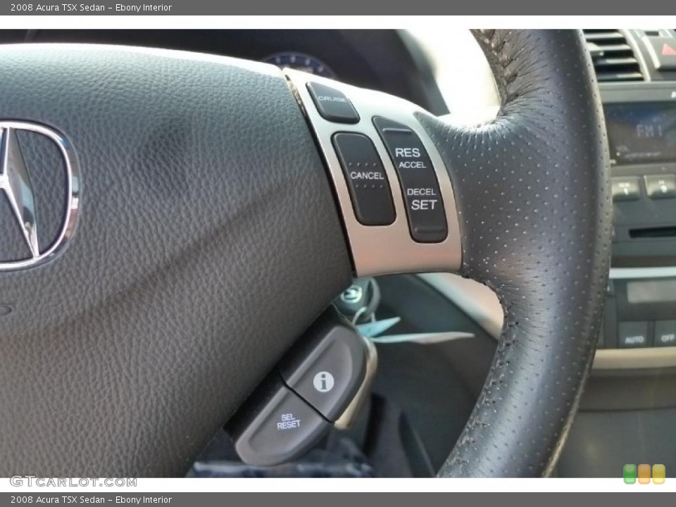 Ebony Interior Controls for the 2008 Acura TSX Sedan #47687281