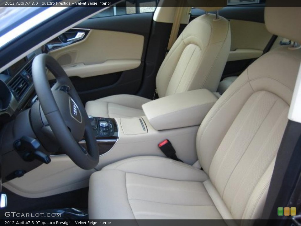 Velvet Beige Interior Photo for the 2012 Audi A7 3.0T quattro Prestige #47688574