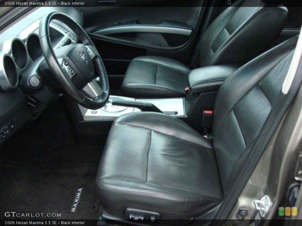 Black Interior Photo for the 2006 Nissan Maxima 3.5 SE #47688878