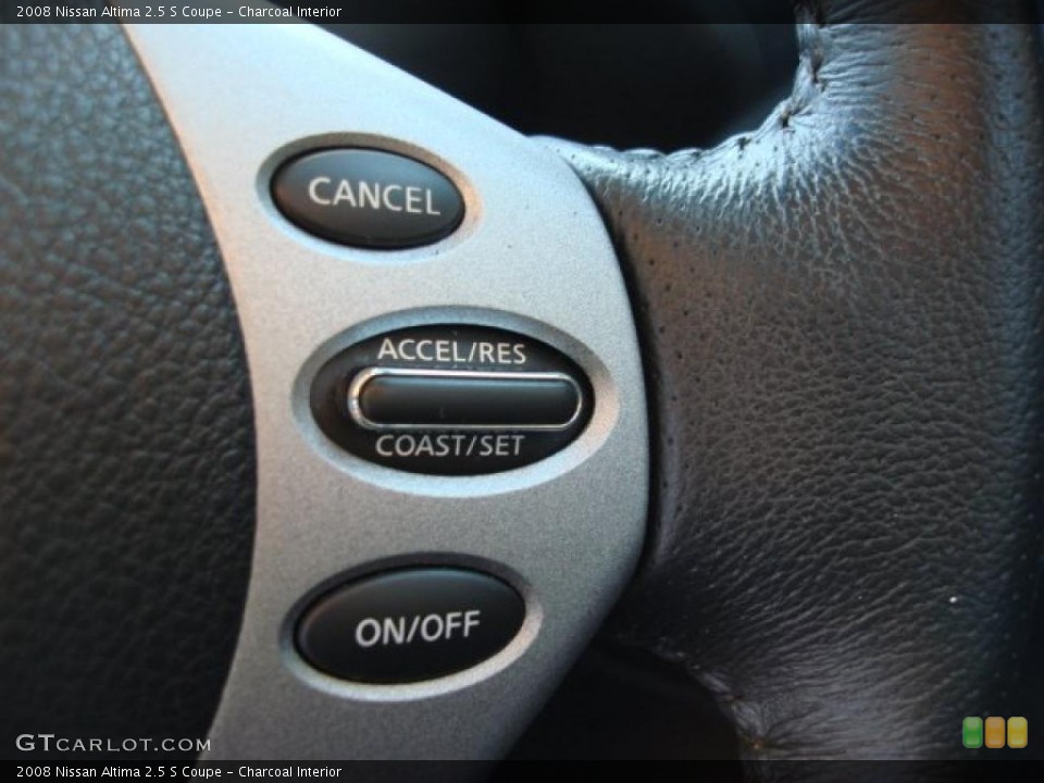 Charcoal Interior Controls for the 2008 Nissan Altima 2.5 S Coupe #47689965