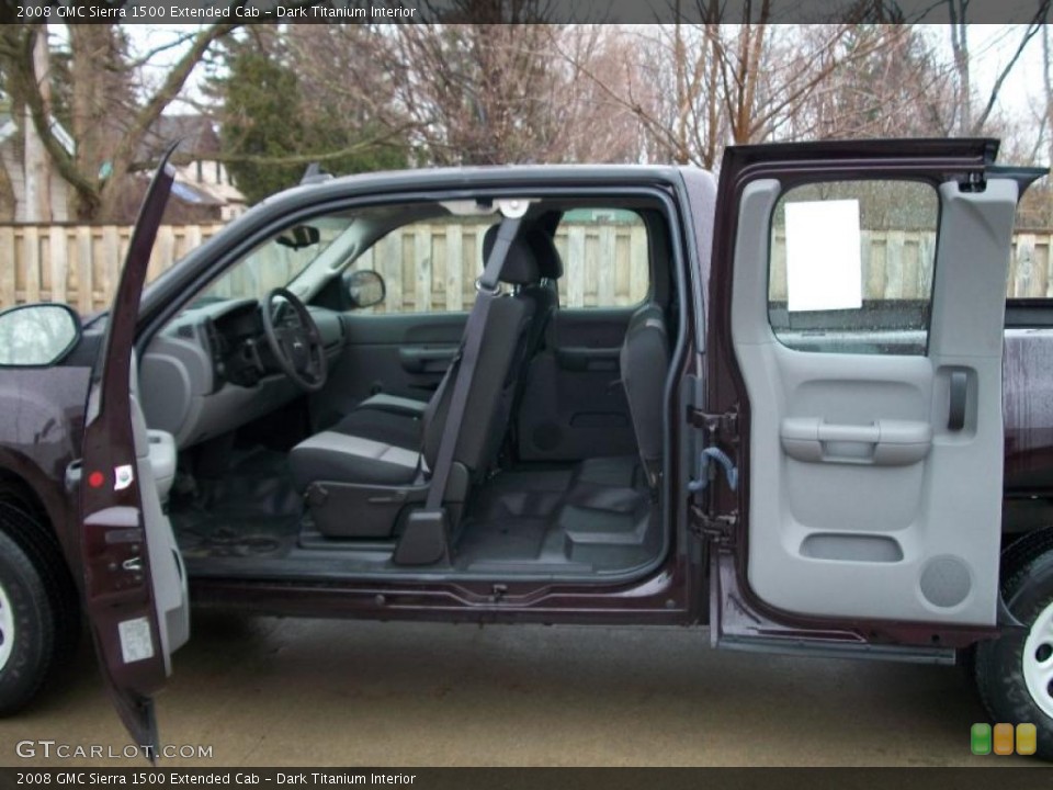 Dark Titanium Interior Photo for the 2008 GMC Sierra 1500 Extended Cab #47690544