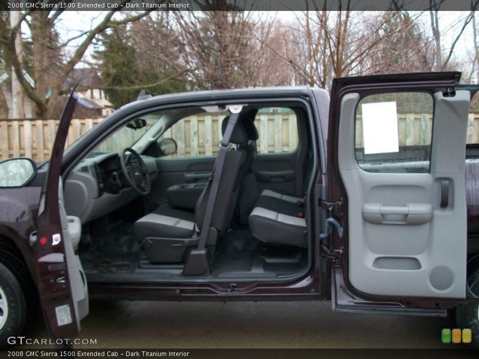 Dark Titanium Interior Photo for the 2008 GMC Sierra 1500 Extended Cab #47690553