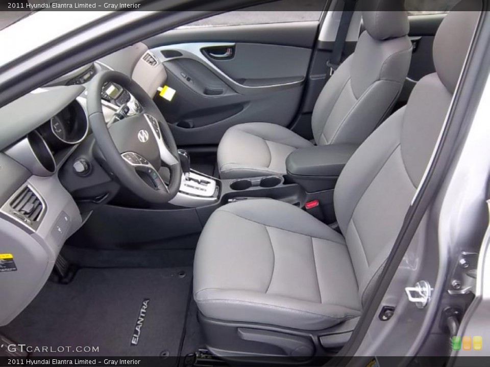 Gray Interior Photo for the 2011 Hyundai Elantra Limited #47690751